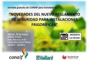 Jornadas nuevo reglamento de seguridad para instalaciones frigoríficas