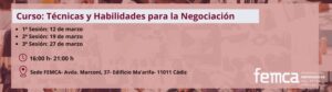 Curso Técnicas y habilidades para la negociación