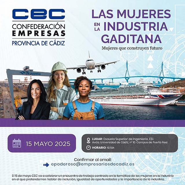 Jornada: “Las mujeres en la industria gaditana”